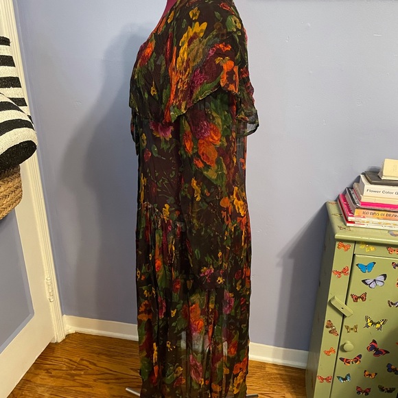 Beautiful vintage bohemian botanical dress - Picture 5 of 5